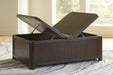 Breckington Coffee Table With Storage - Gibson McDonald Furniture & Mattress 