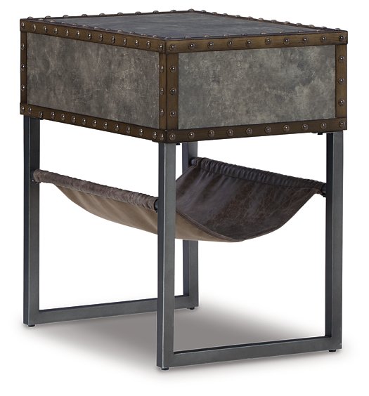 Derrylin Chairside End Table - Gibson McDonald Furniture & Mattress 