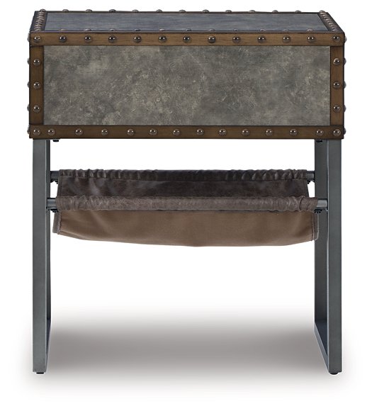Derrylin Chairside End Table - Gibson McDonald Furniture & Mattress 
