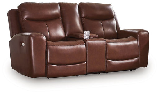 Next Move Power Reclining Loveseat with Console - Gibson McDonald Furniture & Mattress 