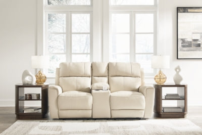 Dahlmoore Power Reclining Loveseat with Console - Gibson McDonald Furniture & Mattress 