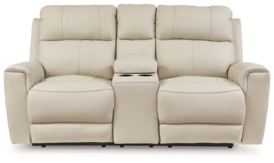 Dahlmoore Power Reclining Loveseat with Console - Gibson McDonald Furniture & Mattress 