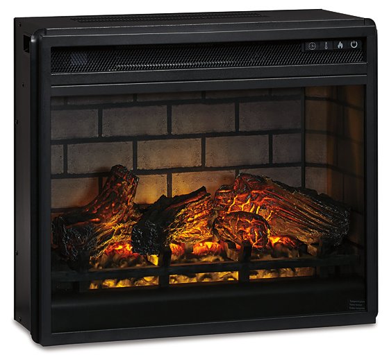 Entertainment Accessories Electric Infrared Fireplace Insert - Gibson McDonald Furniture & Mattress 