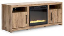 Hyanna 63" TV Stand with Electric Fireplace - Gibson McDonald Furniture & Mattress 