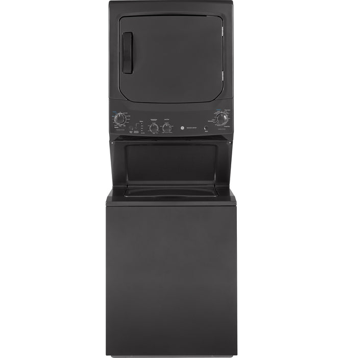 GE Unitized Spacemaker¨ 3.8 cu. ft. Capacity Washer with Stainless Steel Basket and 5.9 cu. ft. Capacity Gas Dryer