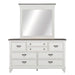 Allyson Park King California Panel Bed, Dresser & Mirror, Night Stand image
