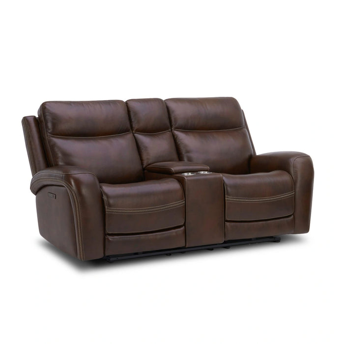 Blair Loveseat w/Console P2 & ZG in Cognac image