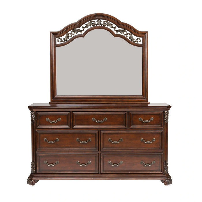 Messina Estates Poster Bed, Dresser & Mirror image