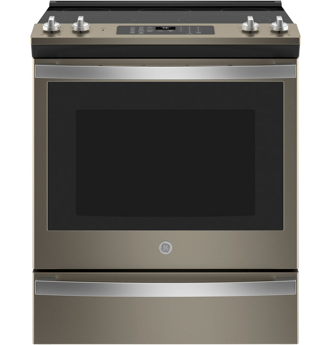 GE¨ 30" Slide-In Electric Convection Range with No Preheat Air Fry