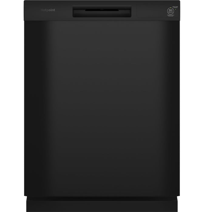 Hotpoint¨ One Button Dishwasher with Plastic Interior