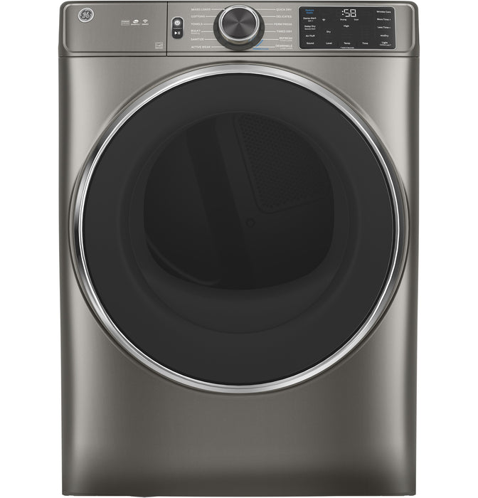 GE¨ ENERGY STAR¨ 7.8 cu. ft. Capacity Smart Front Load Electric Dryer with Steam and Sanitize Cycle