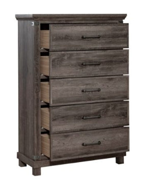 Liberty Furniture Lakeside Haven 5 Drawer Chest in Brownstone