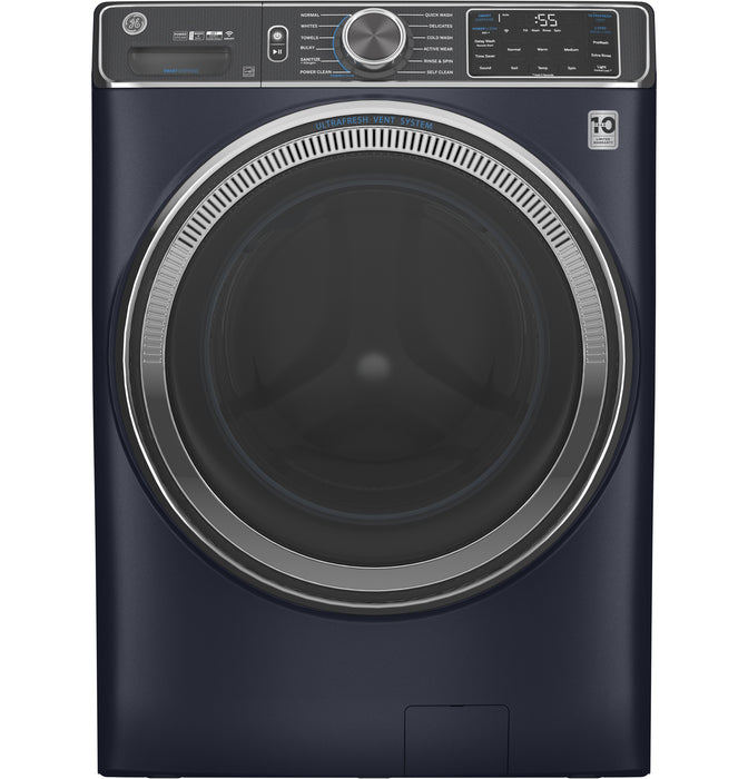 GE¨ 5.0 cu. ft. Capacity Smart Front Load ENERGY STAR¨ Steam Washer with SmartDispenseª UltraFresh Vent System with OdorBlockª and Steam