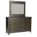 Thornwood Hills Panel Bed, Dresser & Mirror, Chest image