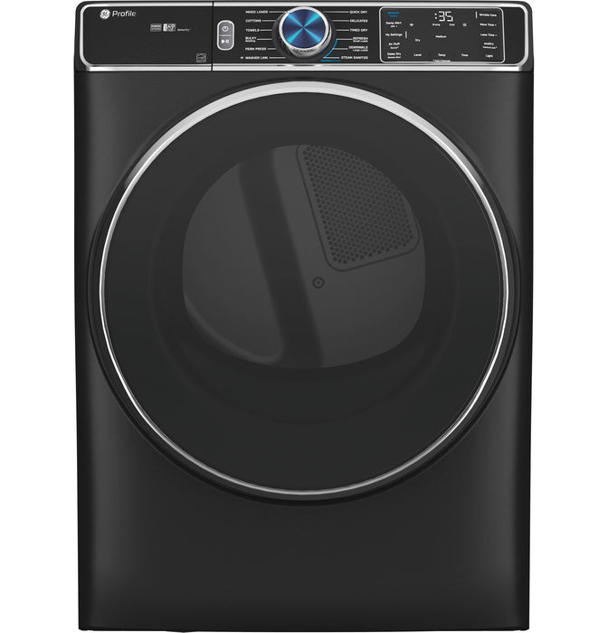 GE Profileª ENERGY STAR¨ 7.8 cu. ft. Capacity Smart Front Load Electric Dryer with Steam and Sanitize Cycle