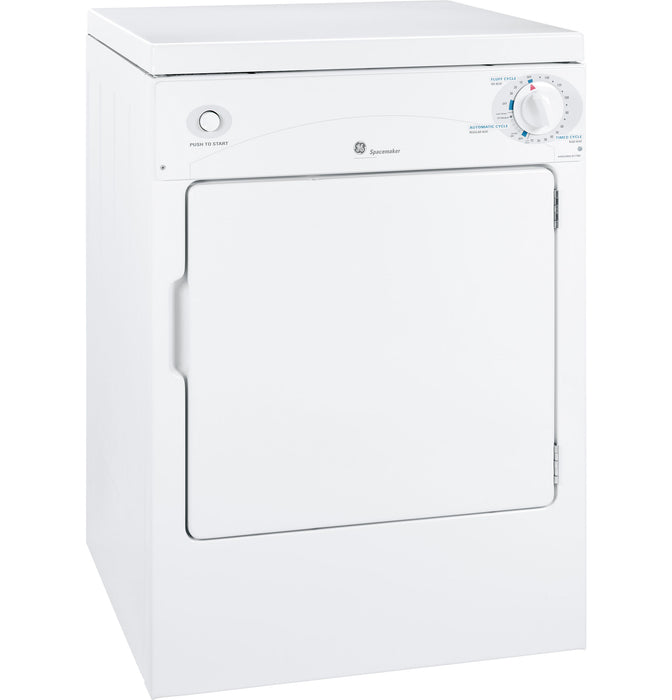 GE Spacemaker¨ 120V 3.6 cu. ft. Capacity Portable Electric Dryer