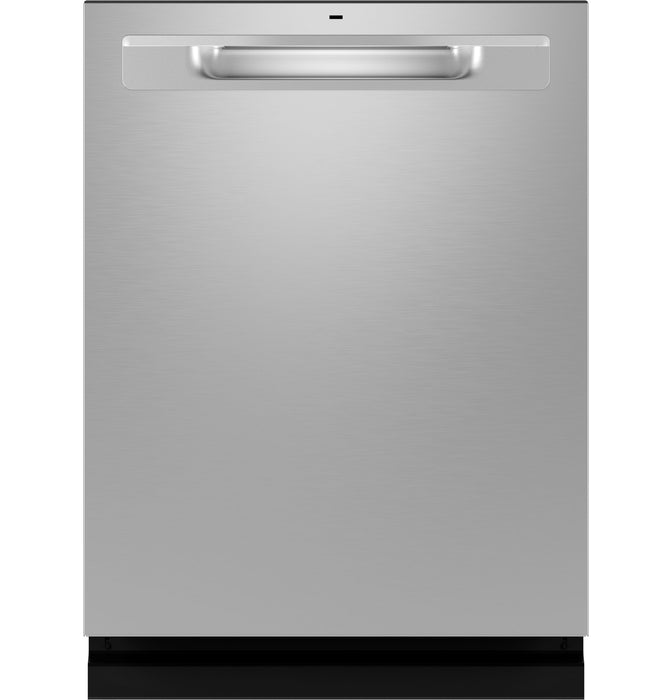 GE¨ ENERGY STAR¨ Fingerprint Resistant Top Control with Stainless Steel Interior Dishwasher with Sanitize Cycle