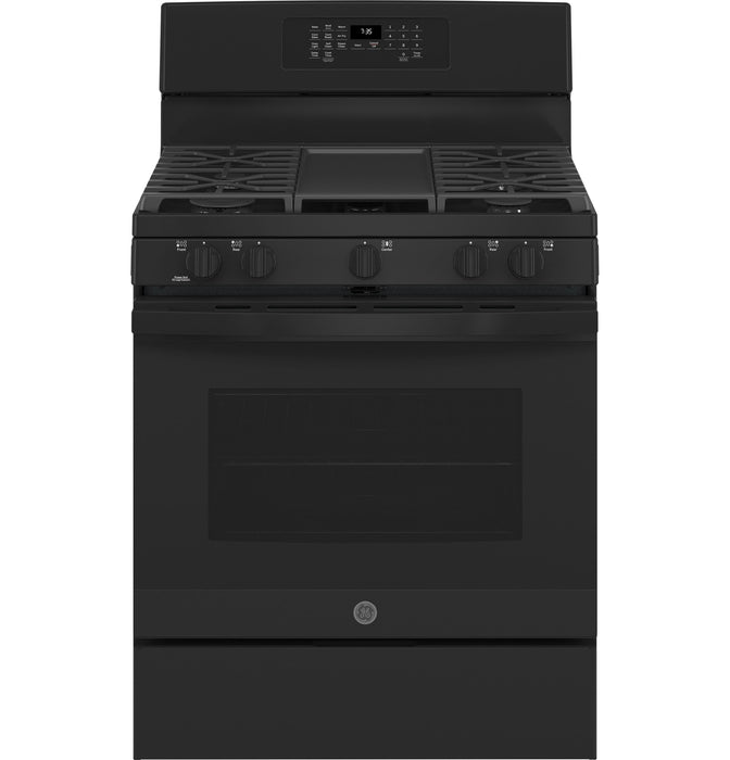 GE¨ 30" Free-Standing Gas Convection Range with No Preheat Air Fry