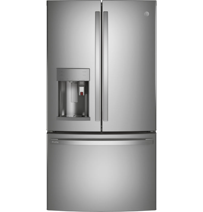 GE Profileª Series ENERGY STAR¨ 27.7 Cu. Ft. Smart Fingerprint Resistant French-Door Refrigerator with Keurig¨ K-Cup¨ Brewing System