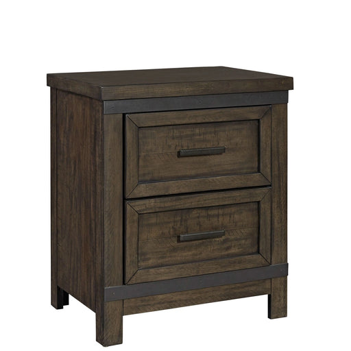 Thornwood Hills 2 Drawer Nightstand in Rock Beaten Gray image