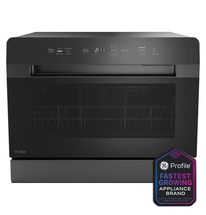 GE Profileª ENERGY STAR¨ Smart  Compact Dishwasher for Countertop or Built-In