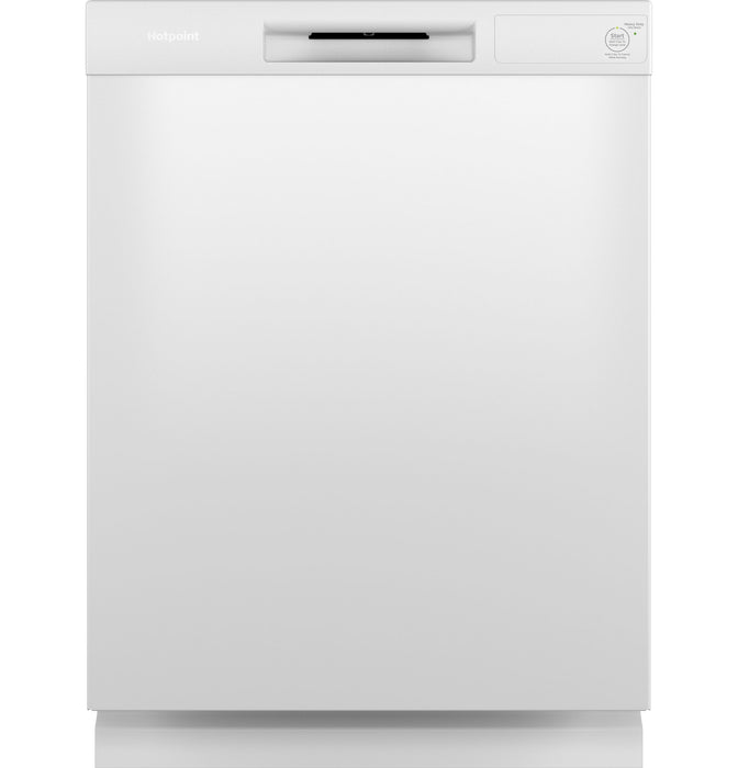 Hotpoint¨ One Button Dishwasher with Plastic Interior