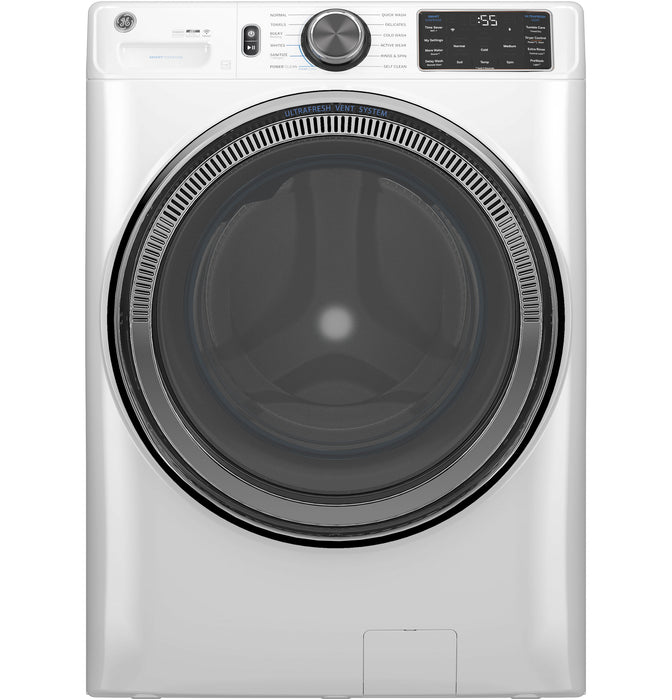 GE¨ ENERGY STAR¨ 5.0 cu. ft. Capacity Smart Front Load Steam Washer with SmartDispenseª UltraFresh Vent System with OdorBlockª and Steam
