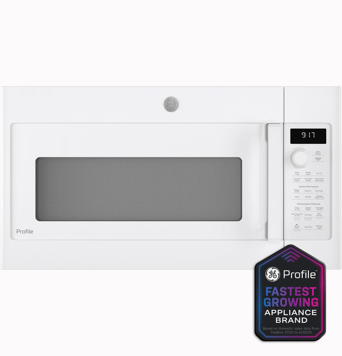 GE Profileª 1.7 Cu. Ft. Convection Over-the-Range Microwave Oven