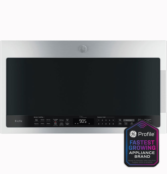 GE Profileª 2.1 Cu. Ft. Over-the-Range Sensor Microwave Oven