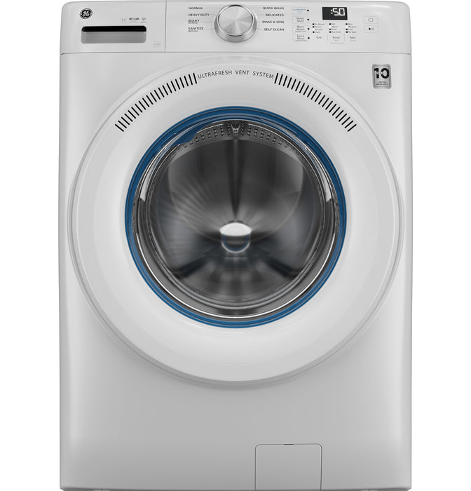 GE¨ ENERGY STAR¨ 4.6 cu. ft. Capacity Smart Front Load Washer with UltraFresh Vent System with OdorBlockª