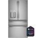 GE Profileª ENERGY STAR¨ 27.9 Cu. Ft. Smart Fingerprint Resistant 4-Door French-Door Refrigerator with Door In Door - Gibson McDonald Furniture & Mattress 