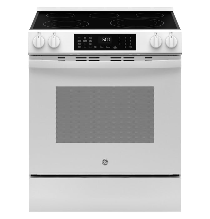 GE¨ ENERGY STAR¨ 30" Slide-In Electric Convection Range with No Preheat Air Fry and EasyWashª Oven Tray