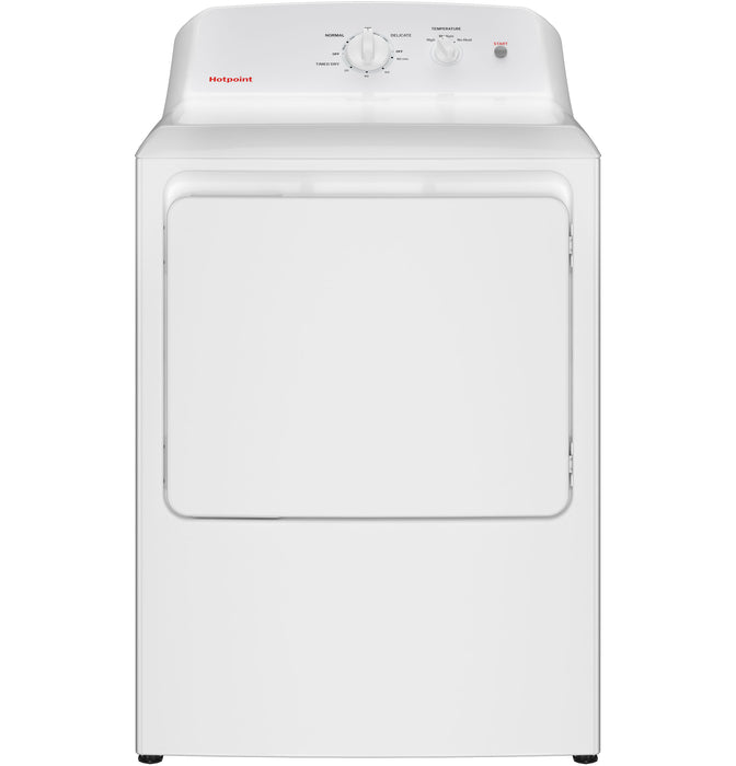 Hotpoint¨ 6.2 cu. ft. CapacityÊÊElectricÊDryerÊwith Up To 120 ft. Venting and Shallow Depth_