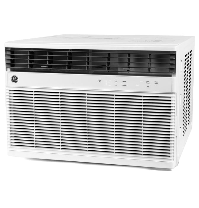 GE¨ 8,000 BTU Smart Heat/Cool Electronic Window Air Conditioner for Medium Rooms up to 350 sq. ft. - Gibson McDonald Furniture & Mattress 