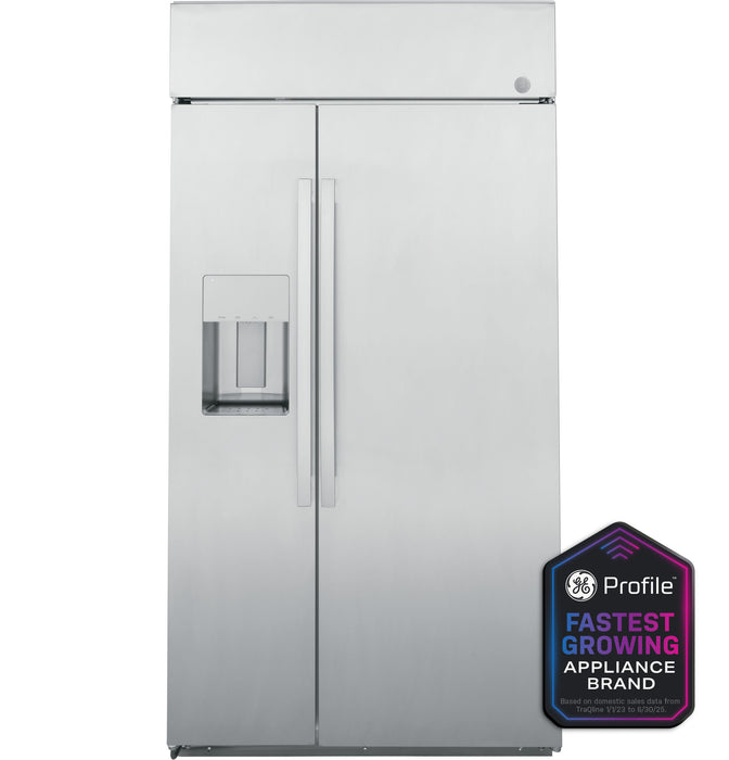 GE Profileª 48" Smart Built-In Side-by-Side Refrigerator with Dispenser