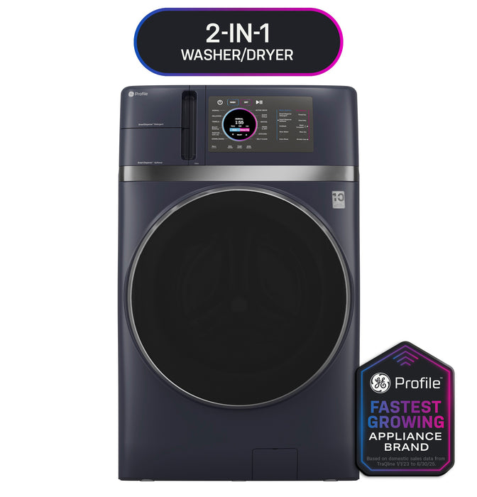 GE Profileª ENERGY STAR¨ 4.8 cu. ft. Capacity UltraFast Combo with Ventless Inverter Heat Pump Technology Washer/Dryer