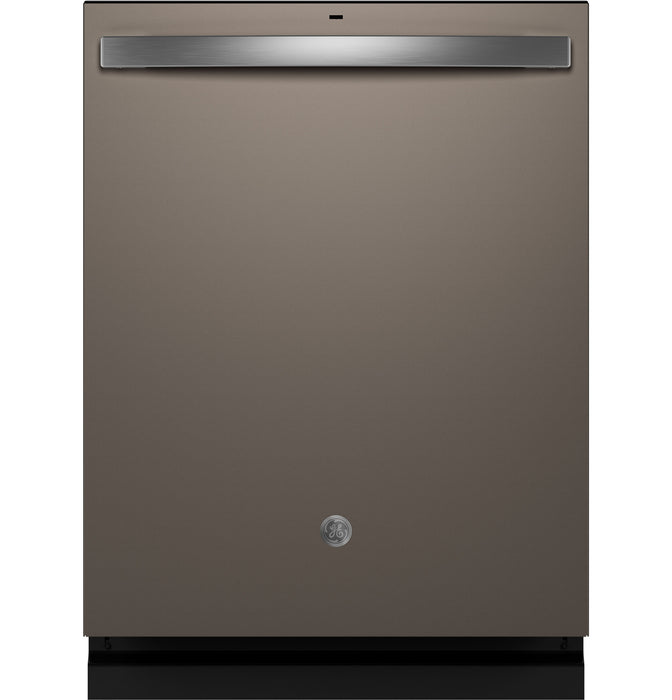 GE¨ ENERGY STAR¨ Fingerprint Resistant Top Control with Stainless Steel Interior Dishwasher with Sanitize Cycle
