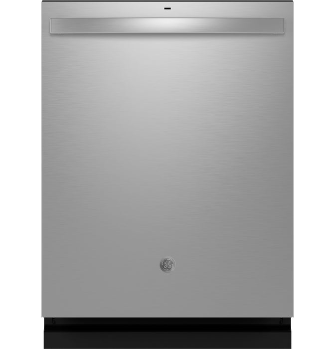 GE¨ ENERGY STAR¨ Fingerprint Resistant Top Control with Stainless Steel Interior Dishwasher with Sanitize Cycle
