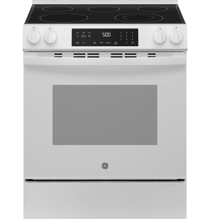 GE¨ ENERGY STAR¨ 30" Slide-In Electric Range with Crisp Mode