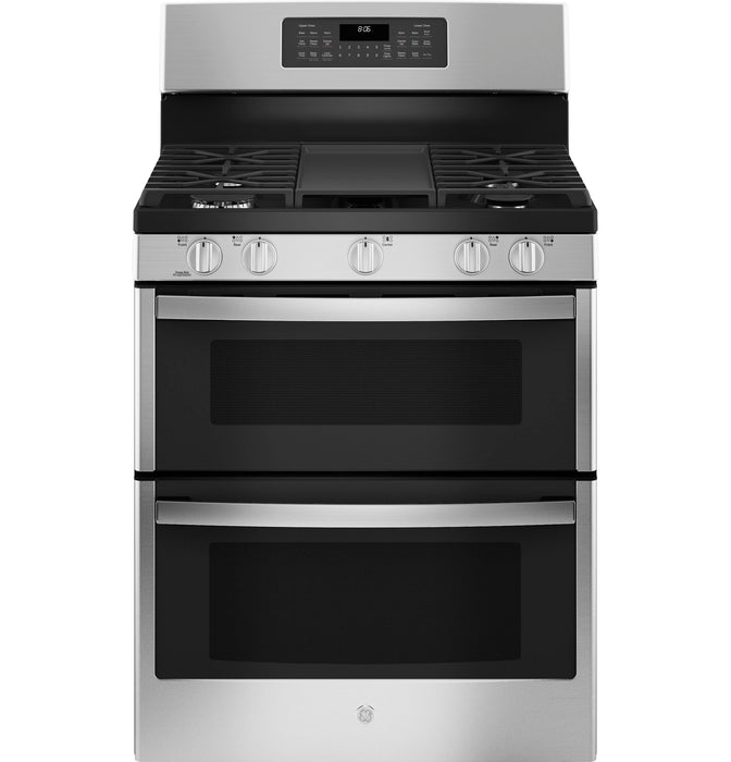 GE 30" Free-Standing Gas Double Oven Convection Range