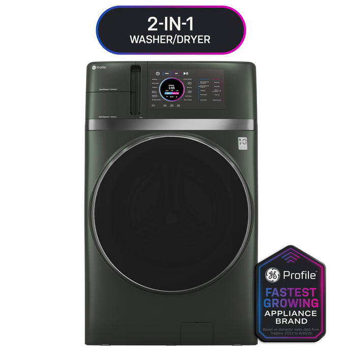 GE Profileª ENERGY STAR¨ 4.8 cu. ft. Capacity UltraFast Combo with Ventless Inverter Heat Pump Technology Washer/Dryer